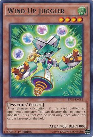 Wind-Up Juggler (BP03-EN086) - Battle Pack 3: Monster League 1st Edition