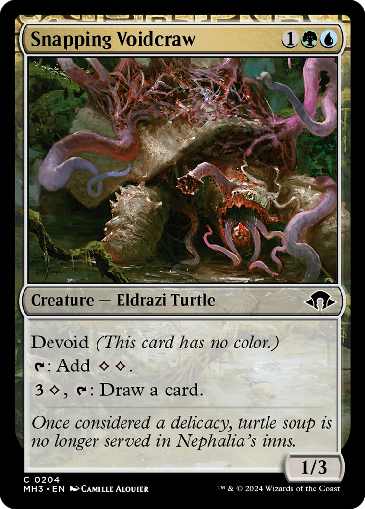 Snapping Voidcraw (MH3-204) - : (devoid) Foil