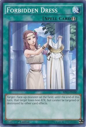 Forbidden Dress (BP03-EN180) - Battle Pack 3: Monster League 1st Edition