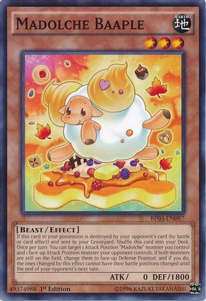 Madolche Baaple (BP03-EN097) - Battle Pack 3: Monster League 1st Edition