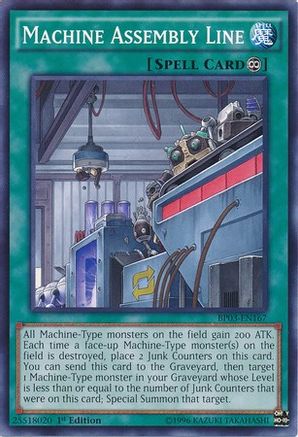 Machine Assembly Line (BP03-EN167) - Battle Pack 3: Monster League 1st Edition