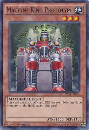 Machine King Prototype (Shatterfoil) (BP03-EN019) - Battle Pack 3: Monster League 1st Edition