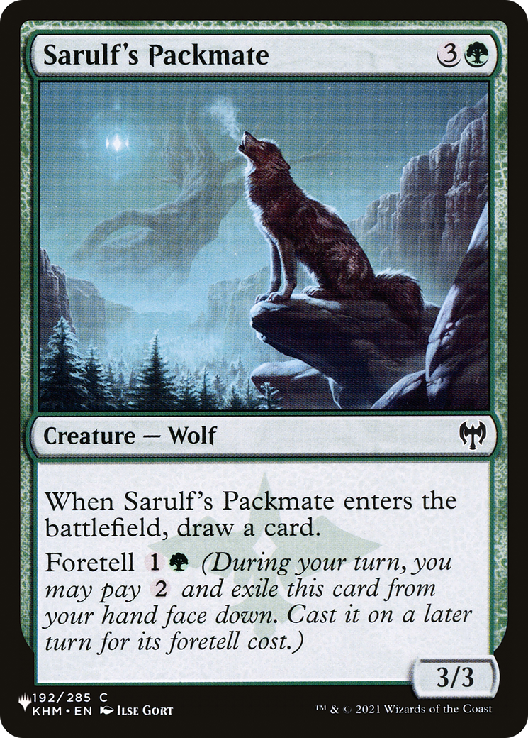 Sarulf's Packmate (LIST-KHM-192) -