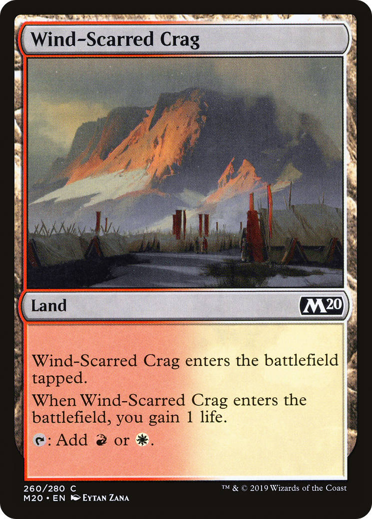 Wind-Scarred Crag (M20-260) -  Foil