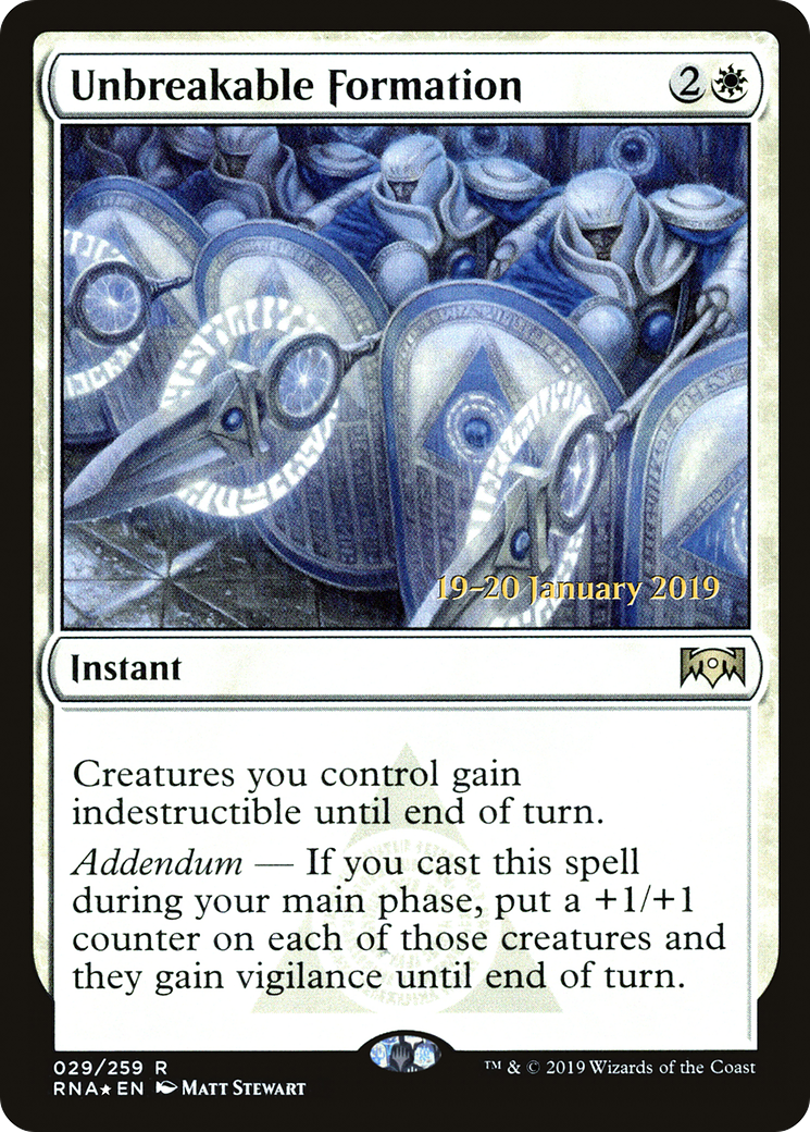 Unbreakable Formation (PRE-29S) -  Foil