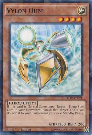 Vylon Ohm (Shatterfoil) (BP03-EN091) - Battle Pack 3: Monster League 1st Edition