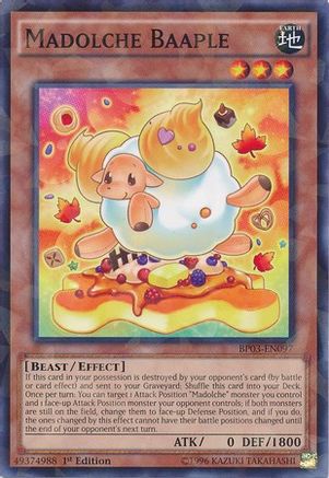 Madolche Baaple (Shatterfoil) (BP03-EN097) - Battle Pack 3: Monster League 1st Edition