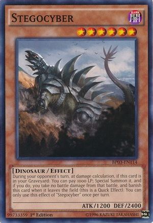 Stegocyber (BP03-EN114) - Battle Pack 3: Monster League 1st Edition