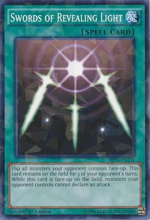 Swords of Revealing Light (Shatterfoil) (BP03-EN133) - Battle Pack 3: Monster League 1st Edition