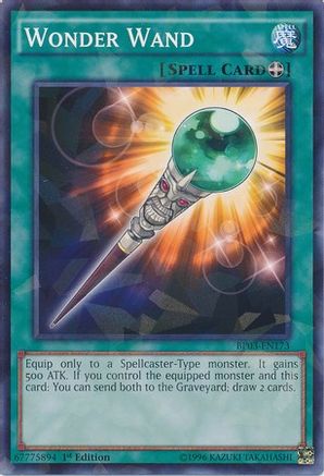 Wonder Wand (Shatterfoil) (BP03-EN173) - Battle Pack 3: Monster League 1st Edition