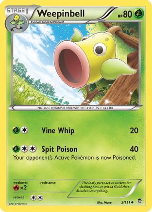 Weepinbell 2/111 - Reverse Holofoil