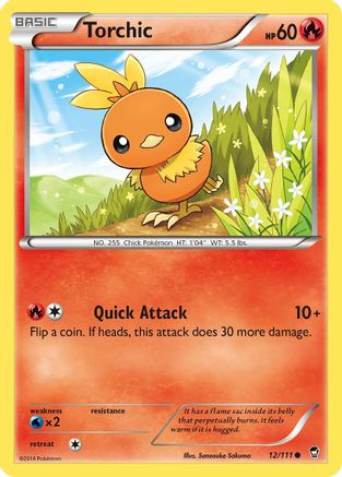 Torchic 12/111 - Reverse Holofoil