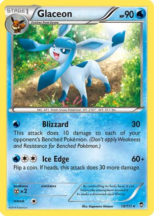 Glaceon 19/111 - Reverse Holofoil