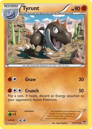 Tyrunt 61/111 - Reverse Holofoil