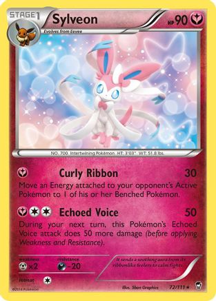 Sylveon 72/111 - Reverse Holofoil