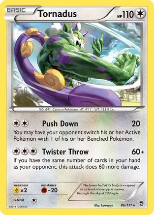 Tornadus 86/111 - Reverse Holofoil