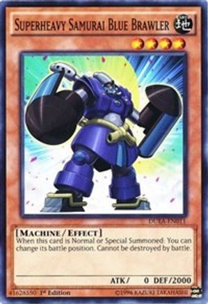 Superheavy Samurai Blue Brawler (DUEA-EN011) - Duelist Alliance 1st Edition