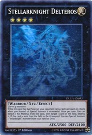 Stellarknight Delteros (Ghost Rare) (DUEA-EN053) - Duelist Alliance 1st Edition