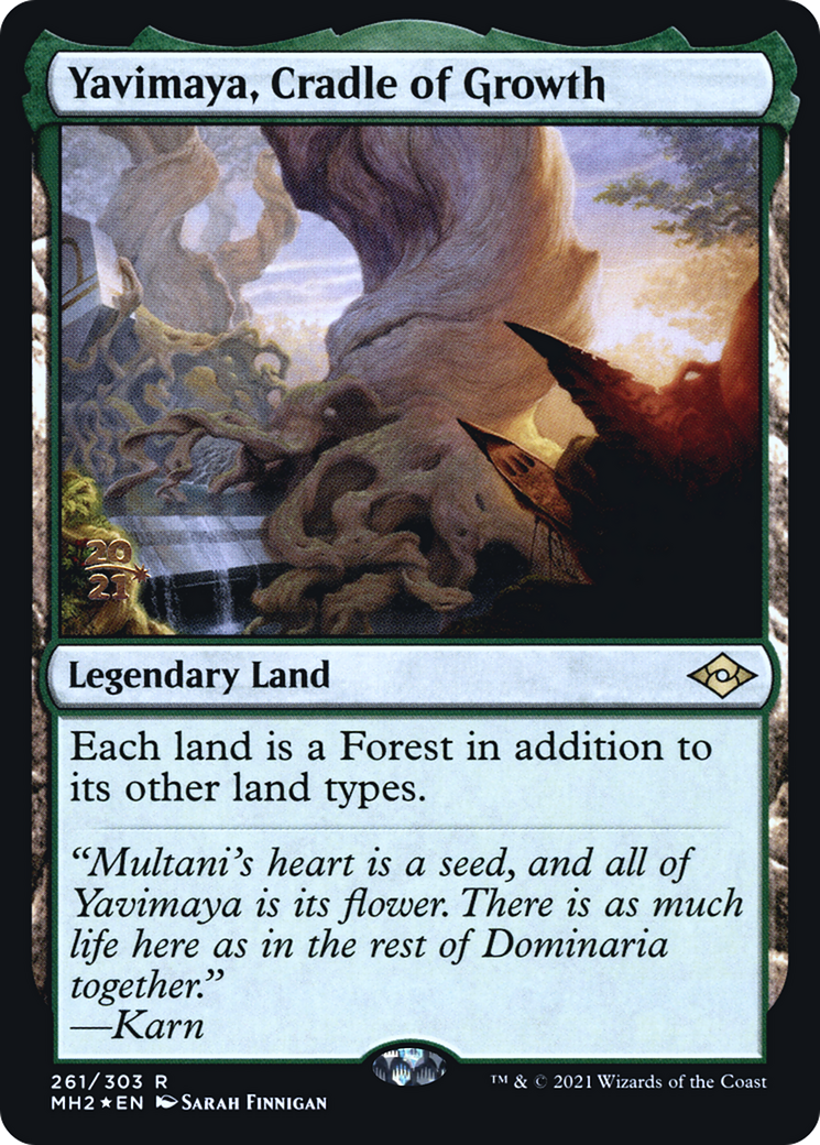 Yavimaya, Cradle of Growth (PRE-261S) -  Foil