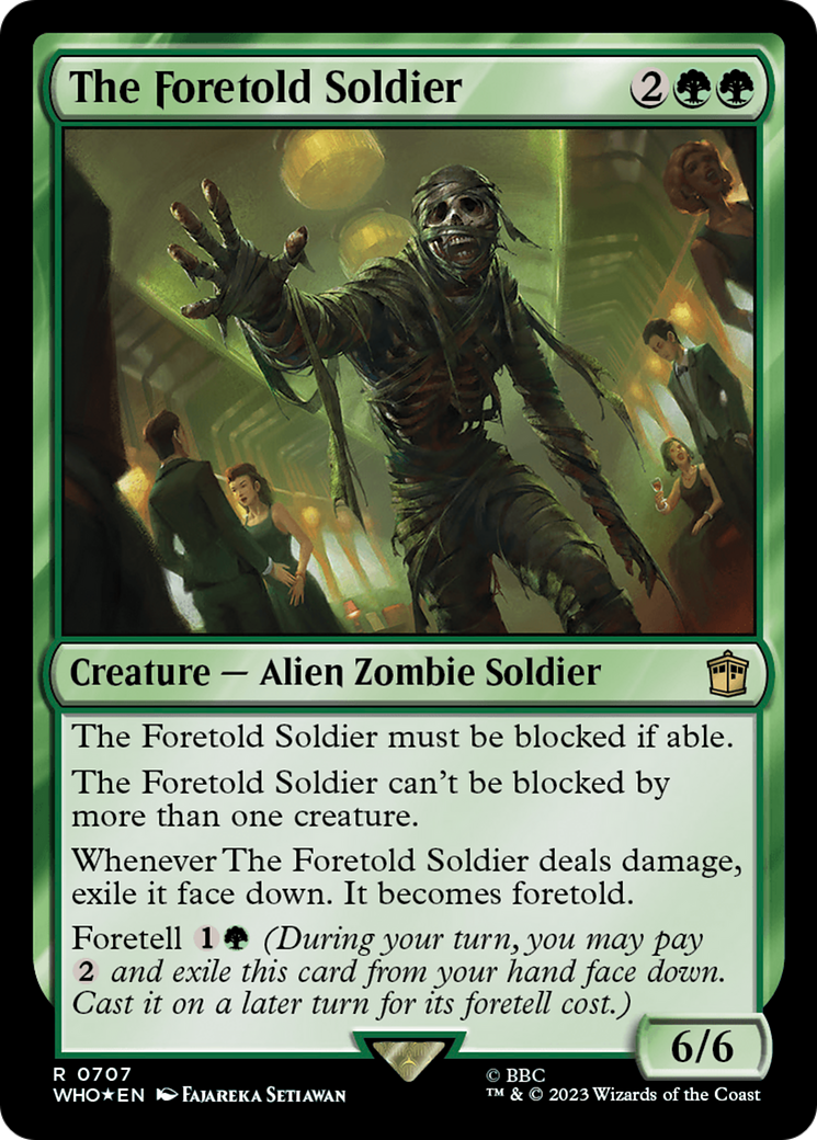 The Foretold Soldier (WHO-707) -  Foil