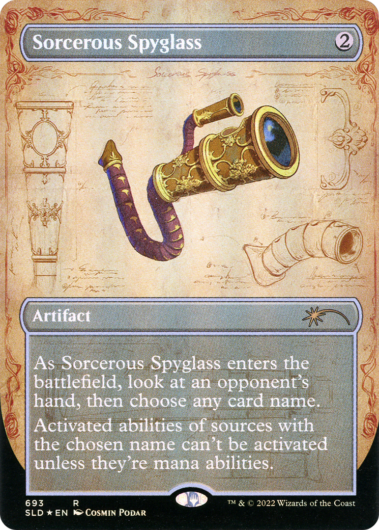 Sorcerous Spyglass (SLD-693) -  (Borderless) Foil