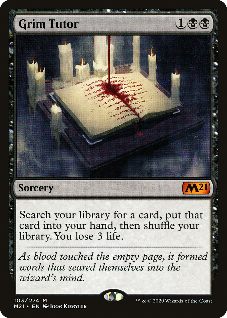 Grim Tutor (M21-103) -