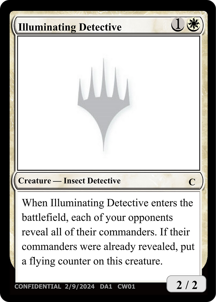 Illuminating Detective (DA1-CW01) -