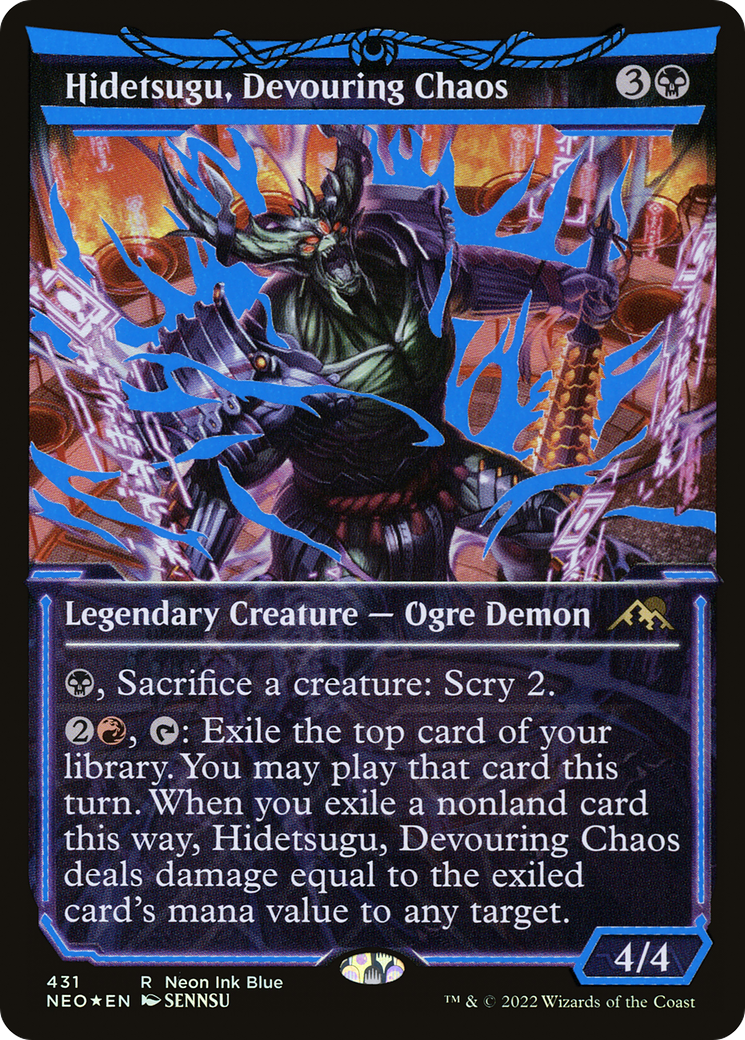 Hidetsugu, Devouring Chaos (NEO-431) - : (Showcase) Foil