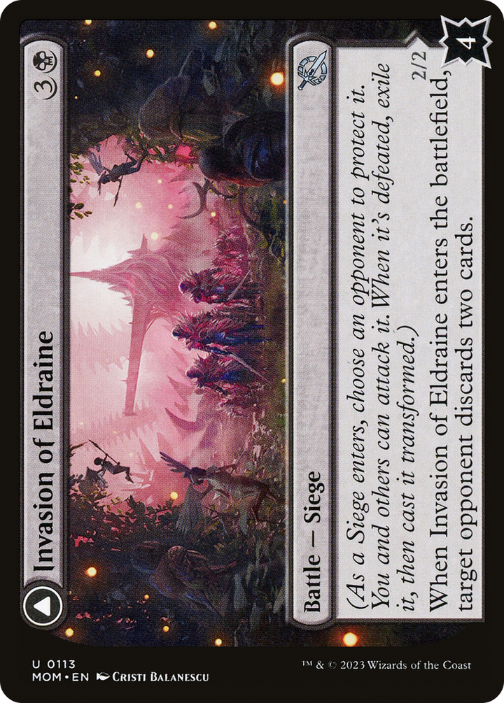 Invasion of Eldraine // Prickle Faeries (MOM-113) -  Foil