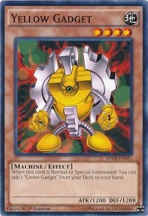 Yellow Gadget (SDGR-EN011) - Structure Deck: Geargia Rampage 1st Edition