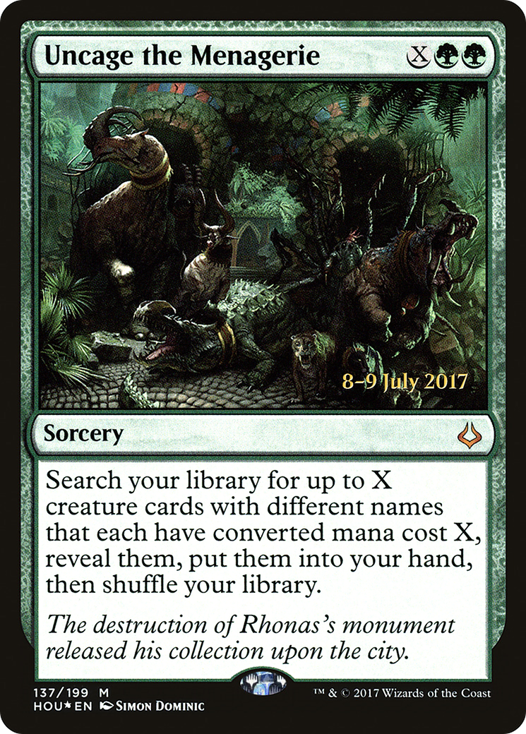 Uncage the Menagerie (PRE-137S) -  Foil