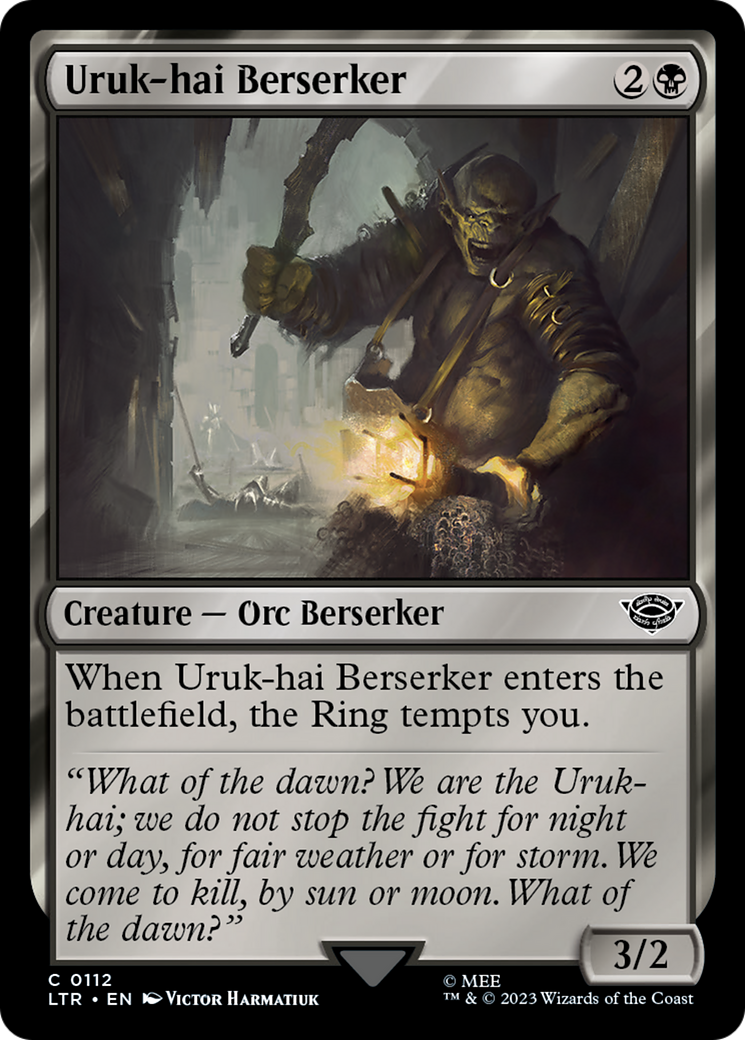 Uruk-hai Berserker (LTR-112) -  Foil