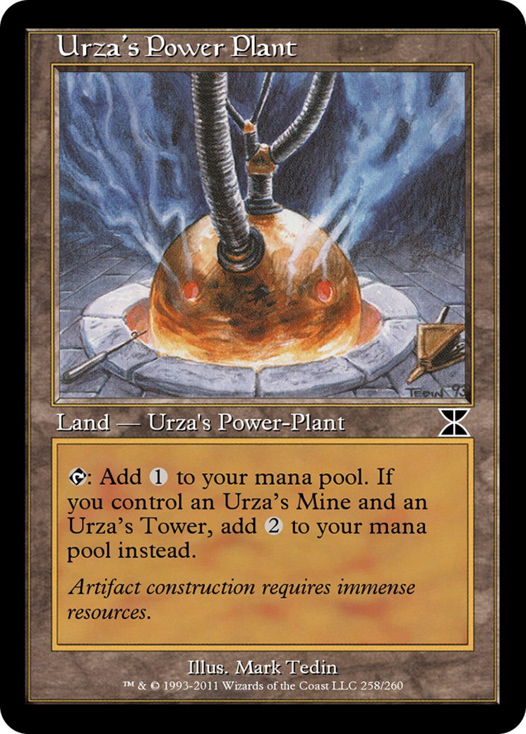 Urza's Power Plant (ME4-258D) -  Foil