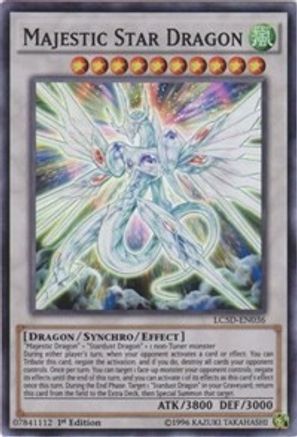 Majestic Star Dragon (LC5D-EN036) - Legendary Collection 5D's 1st Edition