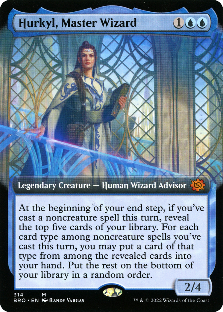 Hurkyl, Master Wizard (BRO-314) - : (Extended Art)