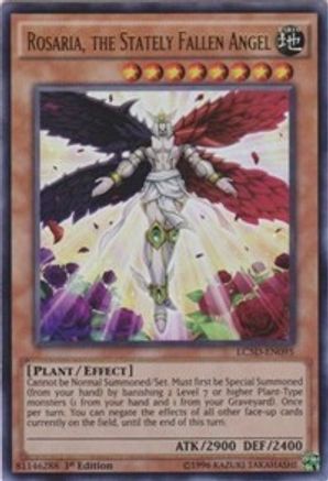 Rosaria, the Stately Fallen Angel (LC5D-EN095) - Legendary Collection 5D's 1st Edition