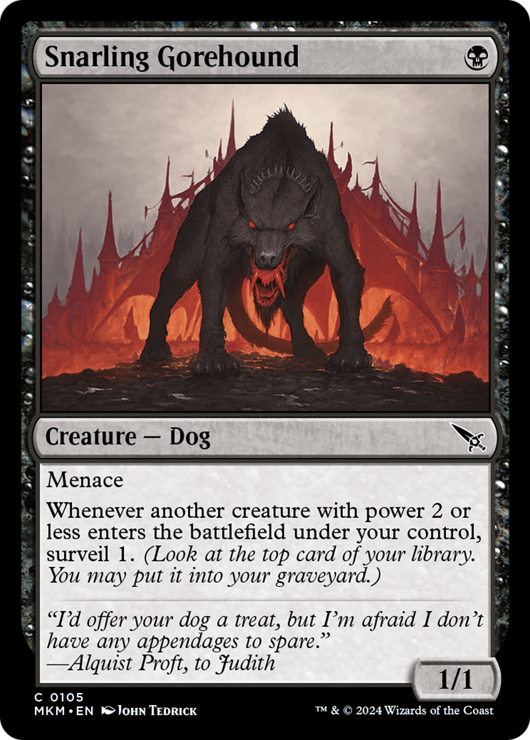 Snarling Gorehound (MKM-105) -