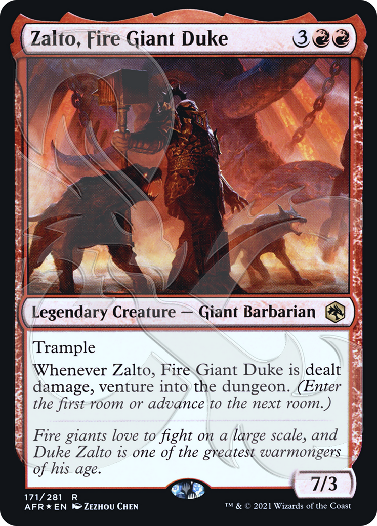 Zalto, Fire Giant Duke (AFR&-171A) -  Foil