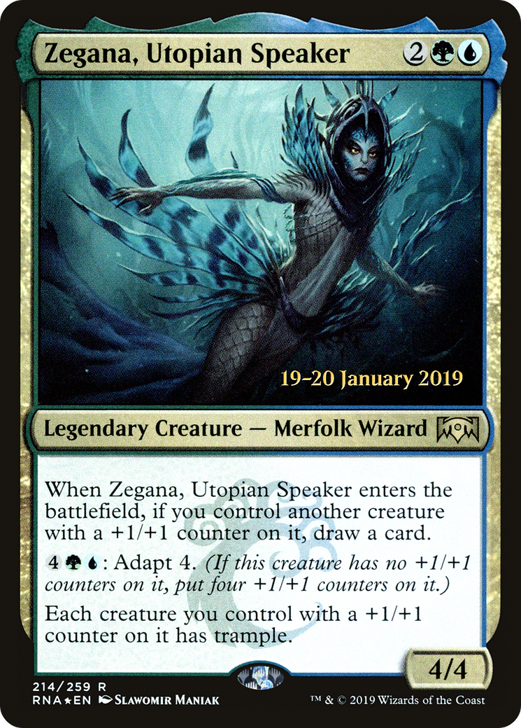 Zegana, Utopian Speaker (PRE-214S) -  Foil