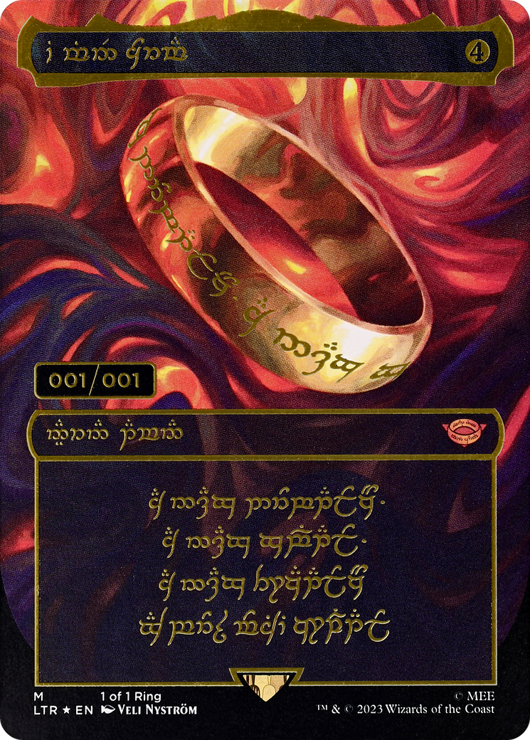 The One Ring (LTR-000) -  (Borderless) Foil