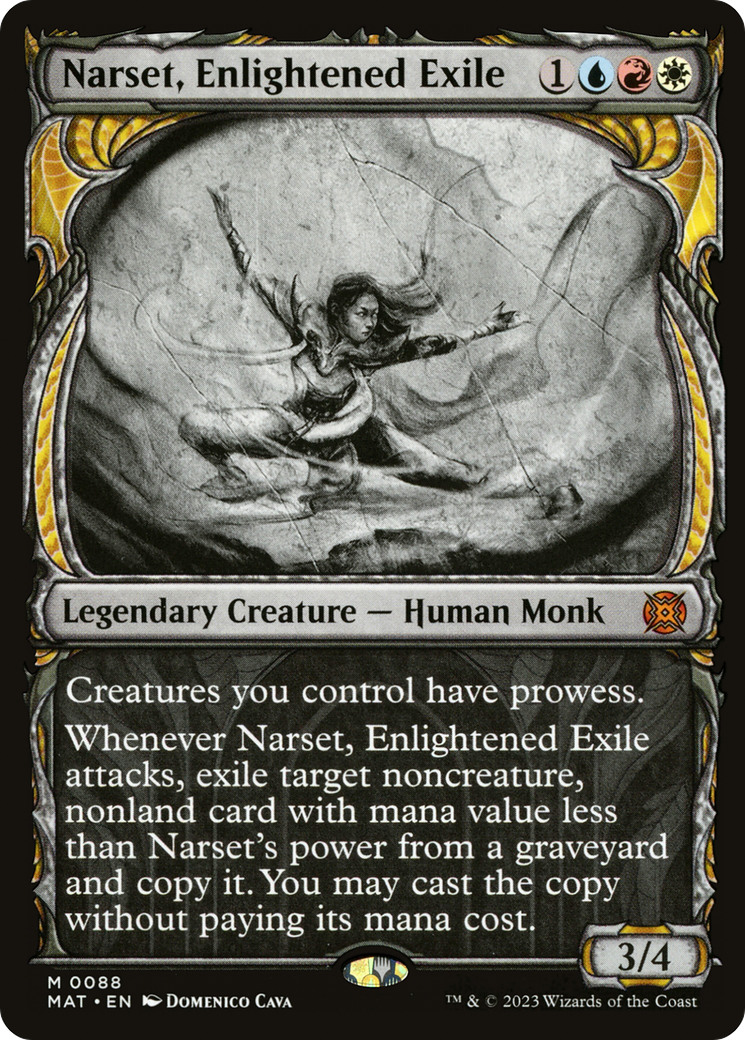 Narset, Enlightened Exile (MAT-088) - : (Showcase) Foil