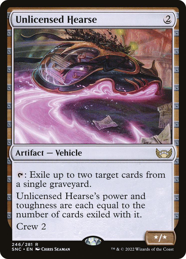 Unlicensed Hearse (SNC-246) -  Foil