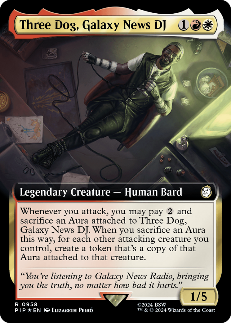 Three Dog, Galaxy News DJ (PIP-958) - : (Extended Art) Foil