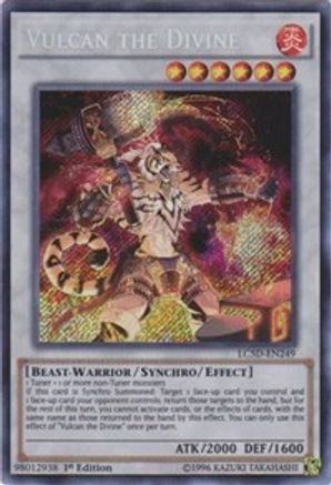 Vulcan the Divine (LC5D-EN249) - Legendary Collection 5D's 1st Edition