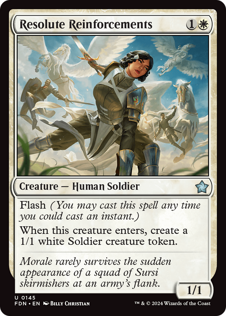 Resolute Reinforcements (FDN-145) -  Foil