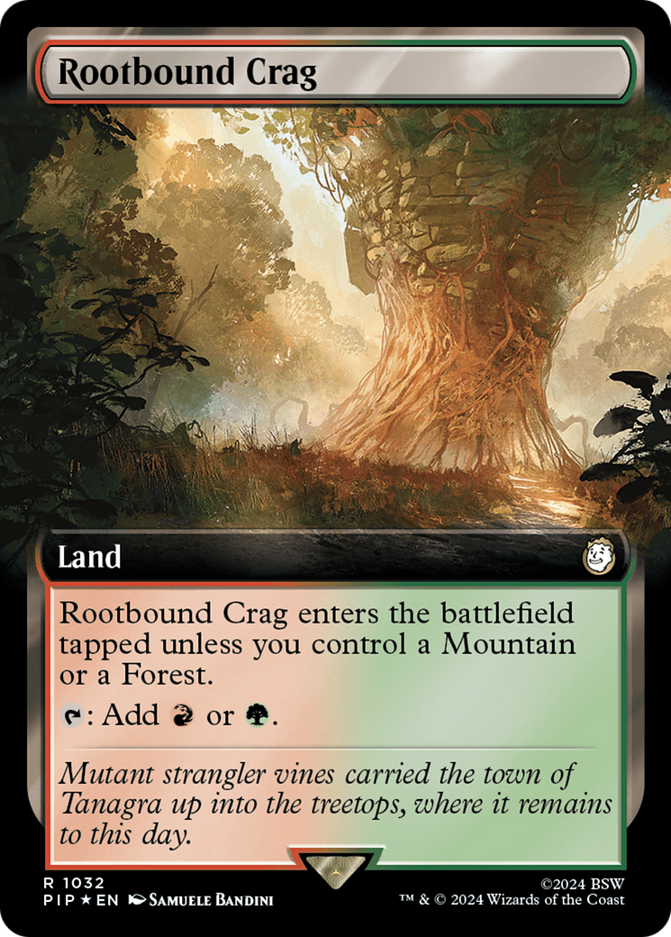 Rootbound Crag (PIP-1032) - : (Extended Art) Foil