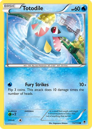 Totodile 15/119 - Reverse Holofoil