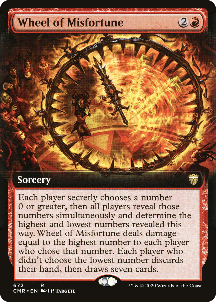 Wheel of Misfortune (CMR-672) - : (Extended Art) Foil