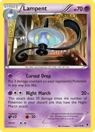 Lampent 42/119 - Reverse Holofoil