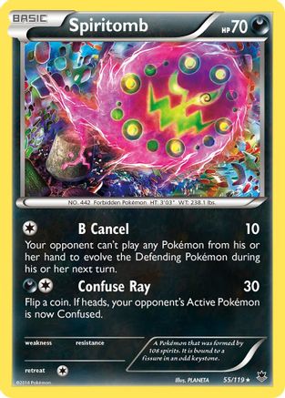 Spiritomb 55/119 - Reverse Holofoil